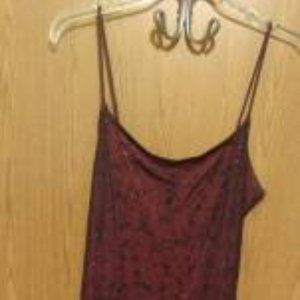 Taboo Size 12. Pink with Black lace over